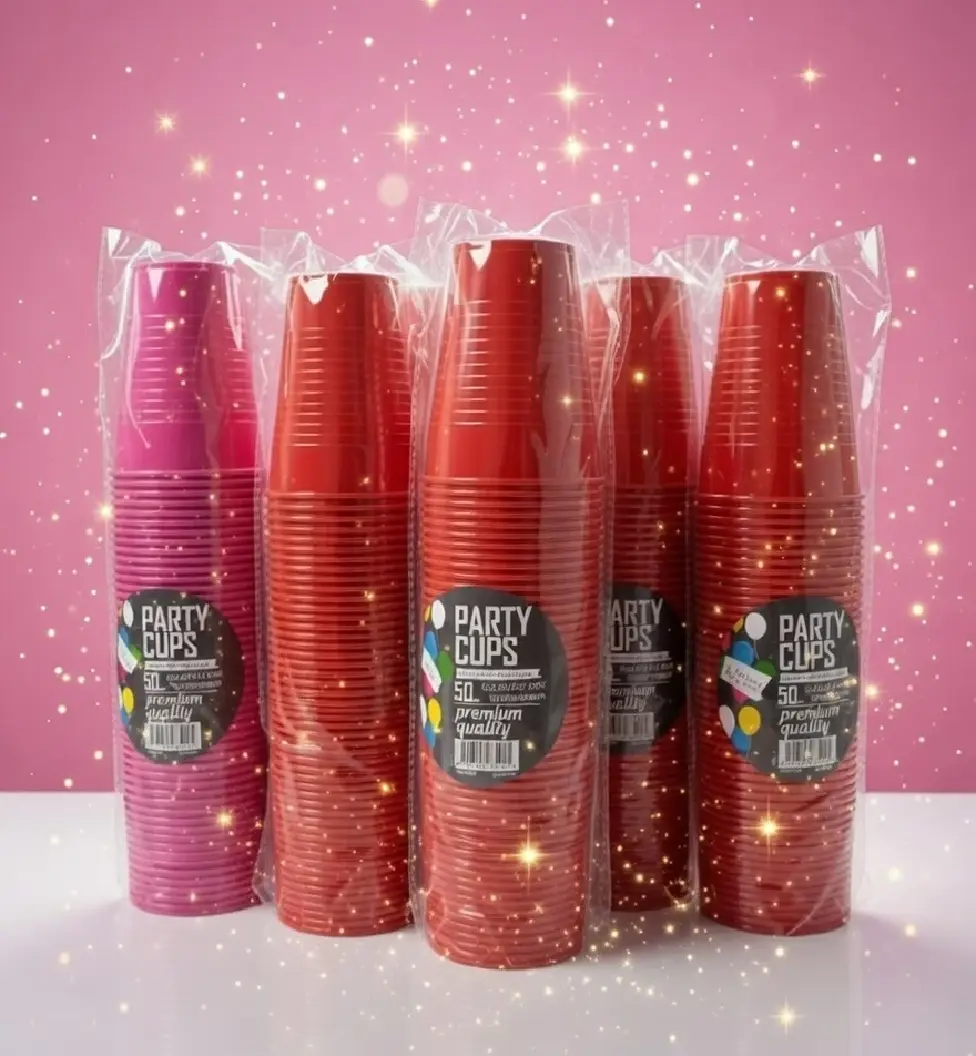 Party Solids Paper Cups