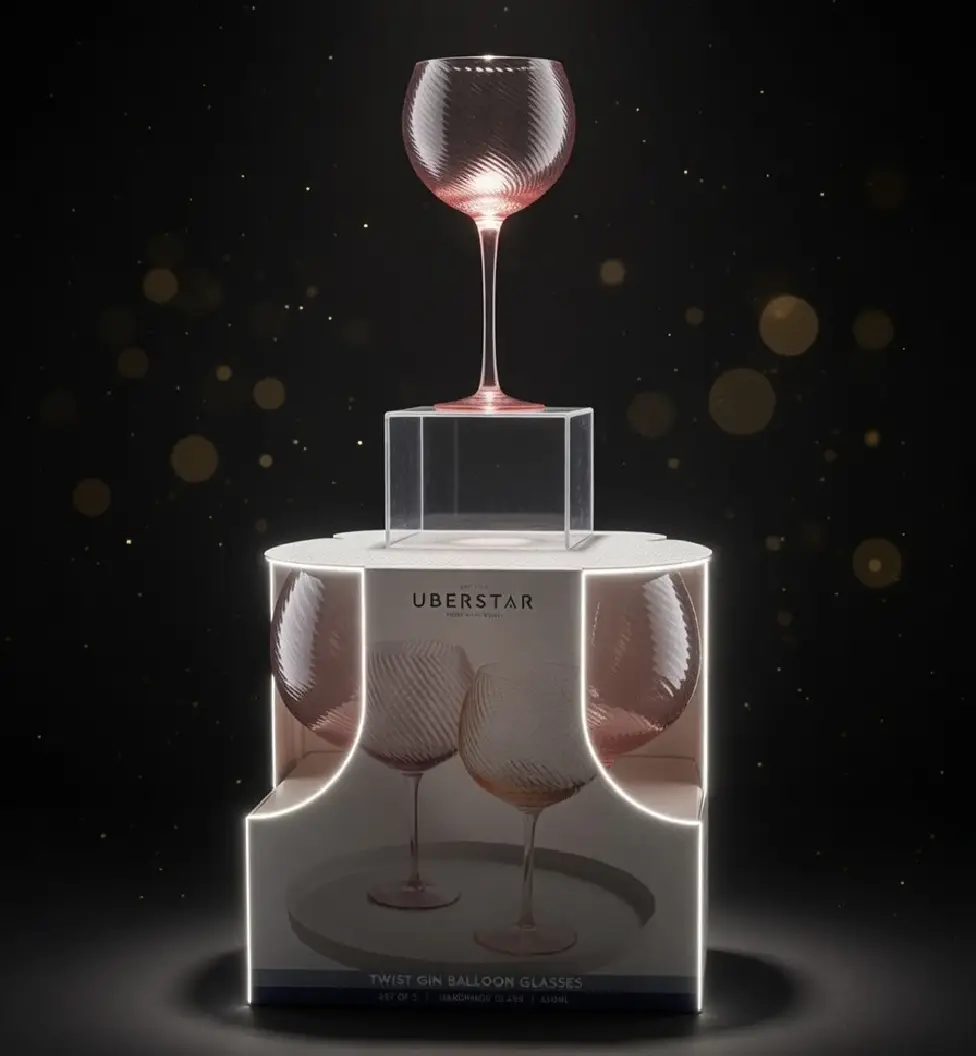 Sets of Twist Wine Glasses