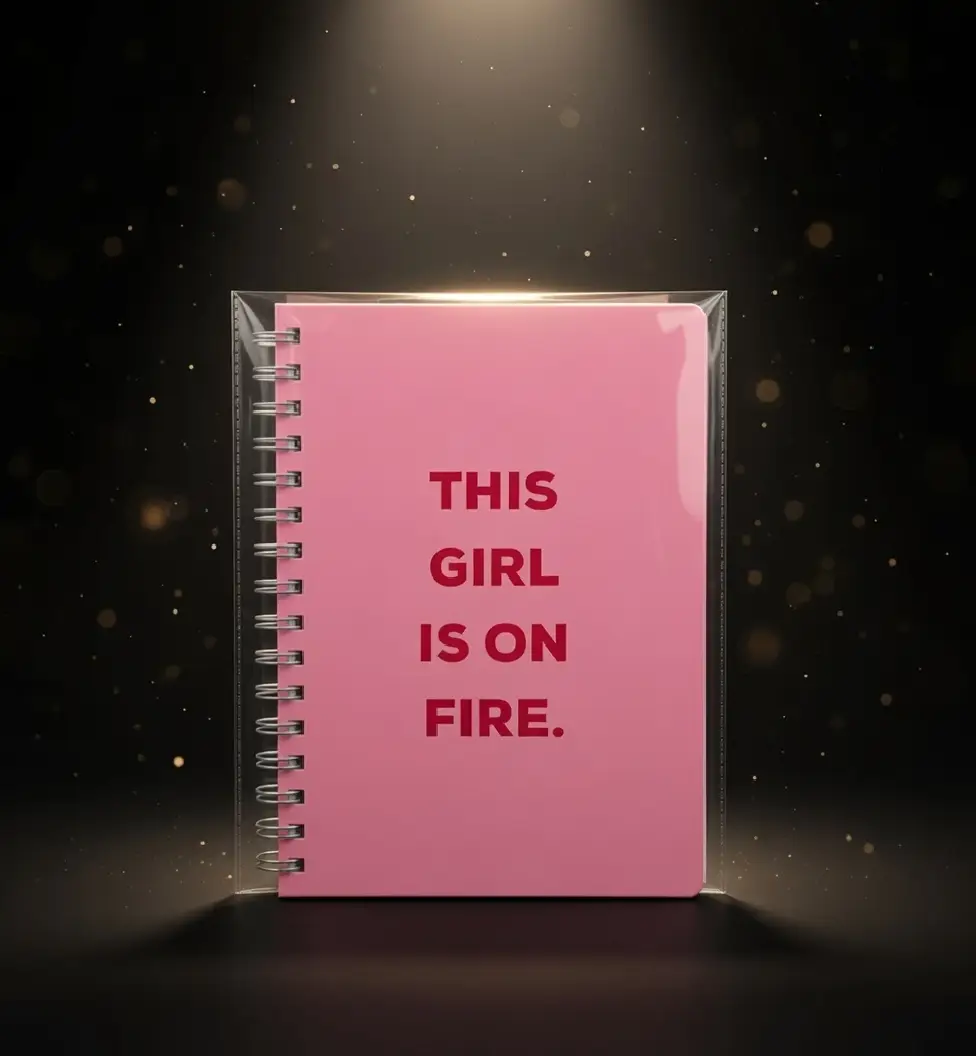 Spiral-Bound Note Books Journals With An Empowering, Sassy, Girl-Power Theme