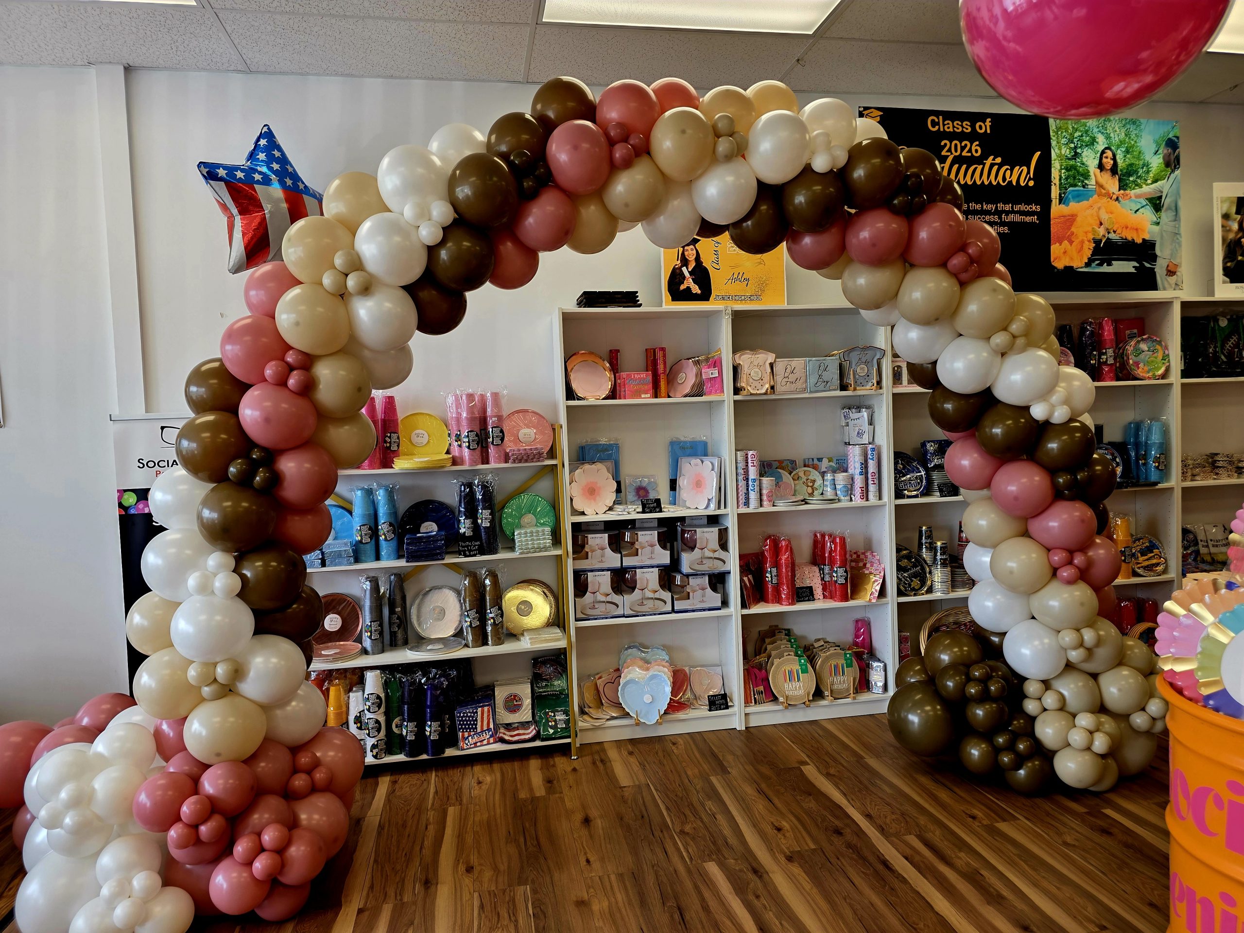 STANDARD FULL BALLOON ARCH 8ft
