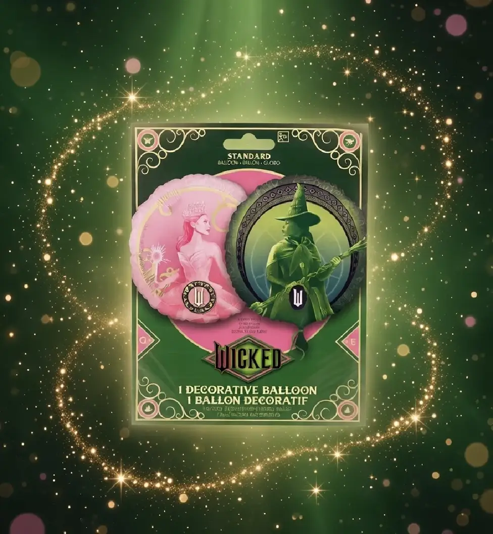 Wicked-themed balloons