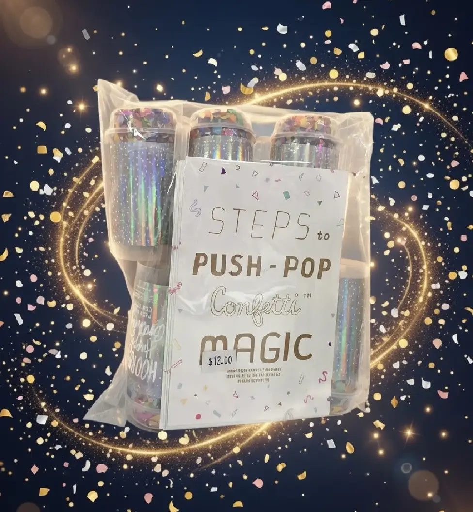 Gender Reveal Push-Pop Confetti