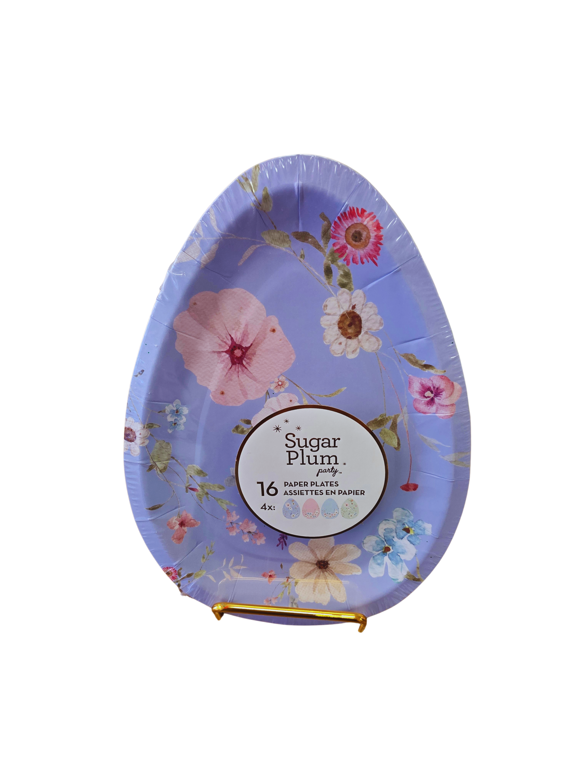 EASTER EGG THEME SALAD PLATE 16ct