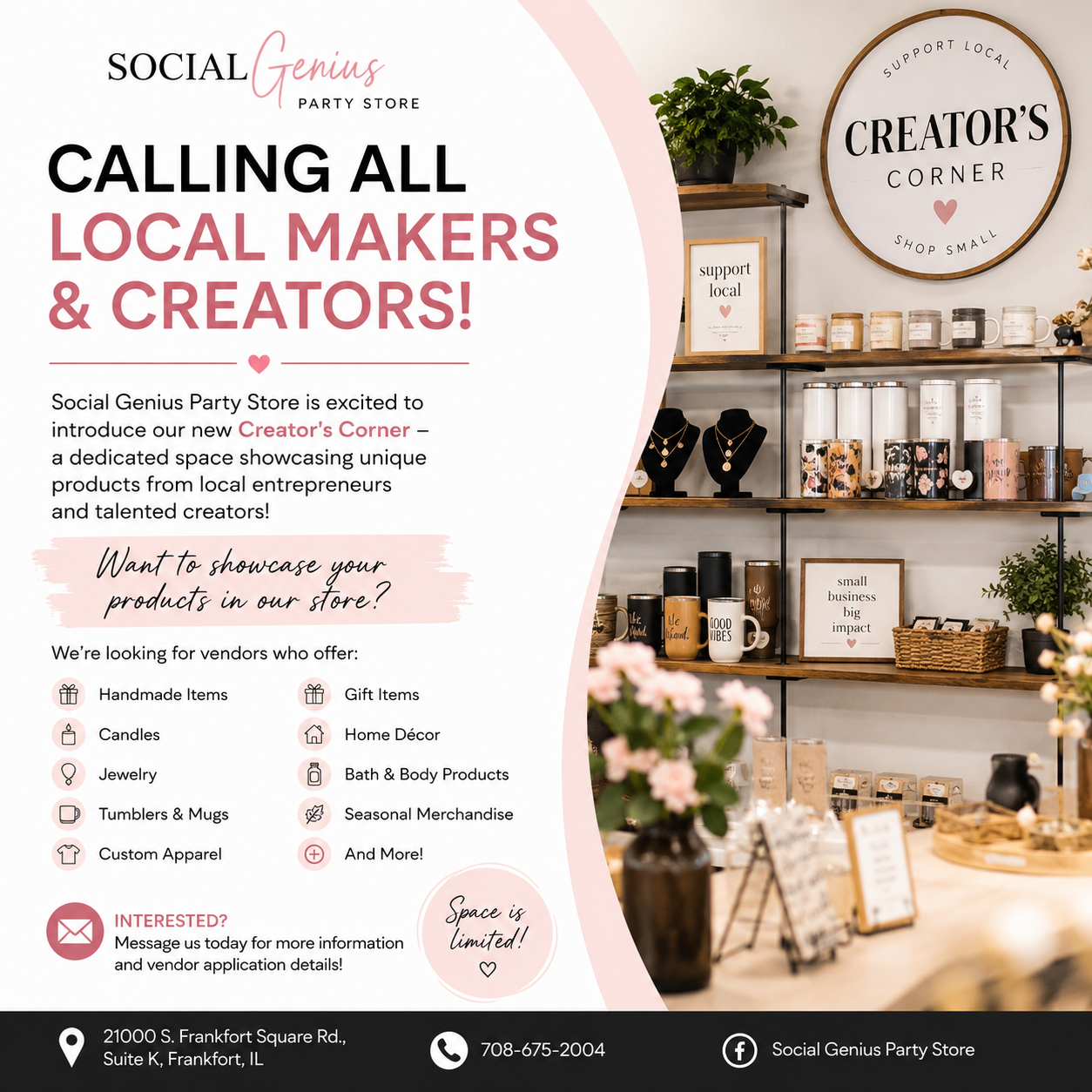 CALLING ALL CREATORS!