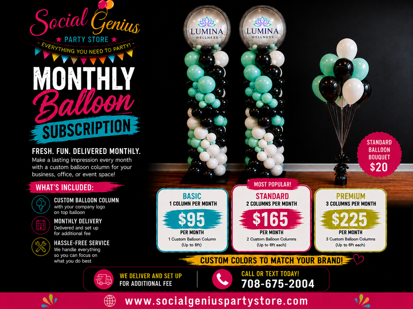 MONTHLY SERVICE & SAVINGS!