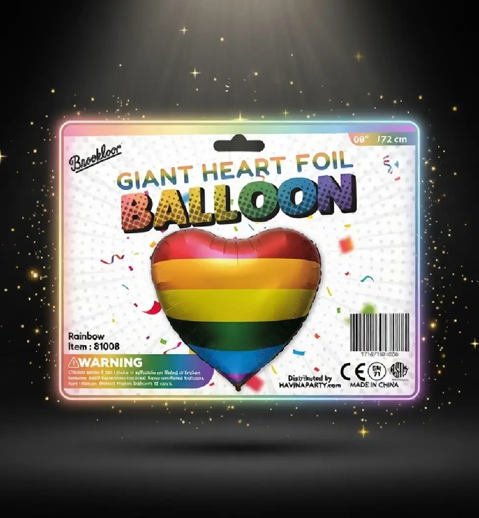 Rainbow Heart Giant