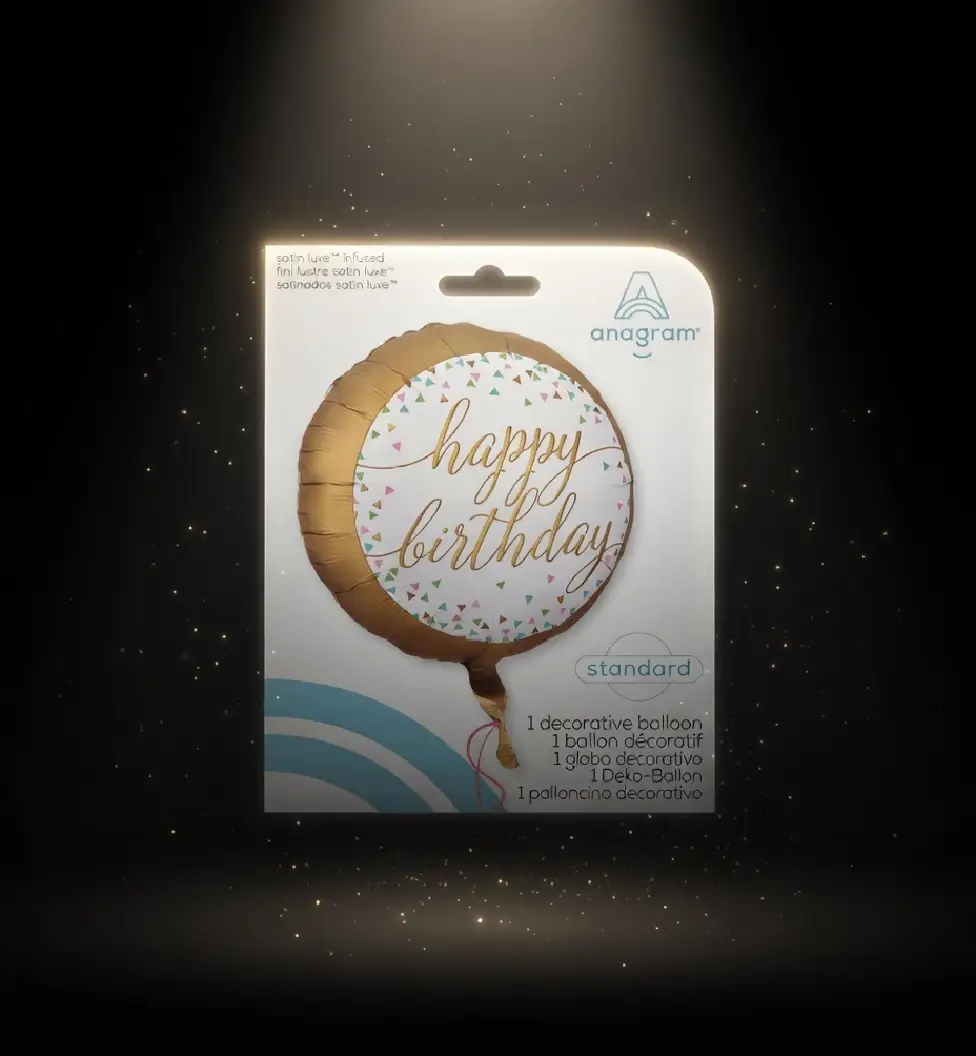 Happy Birthday Pastel Confetti